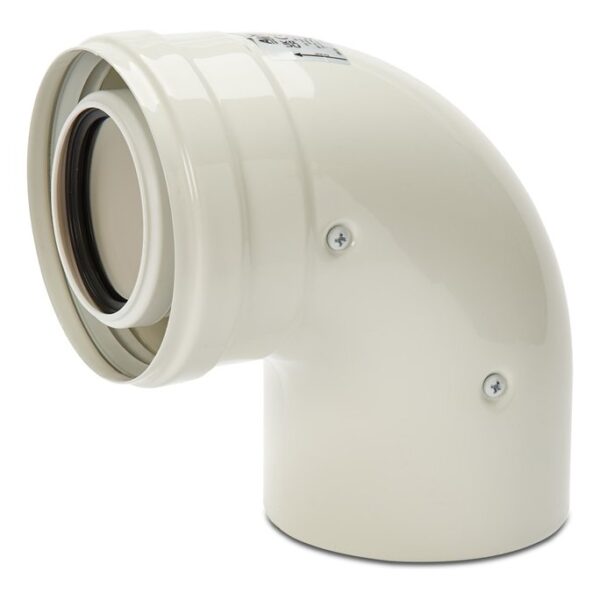Push Fit 90° Flue Bend