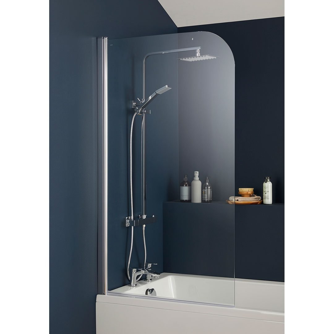 Leven Round Profile Bath Screen