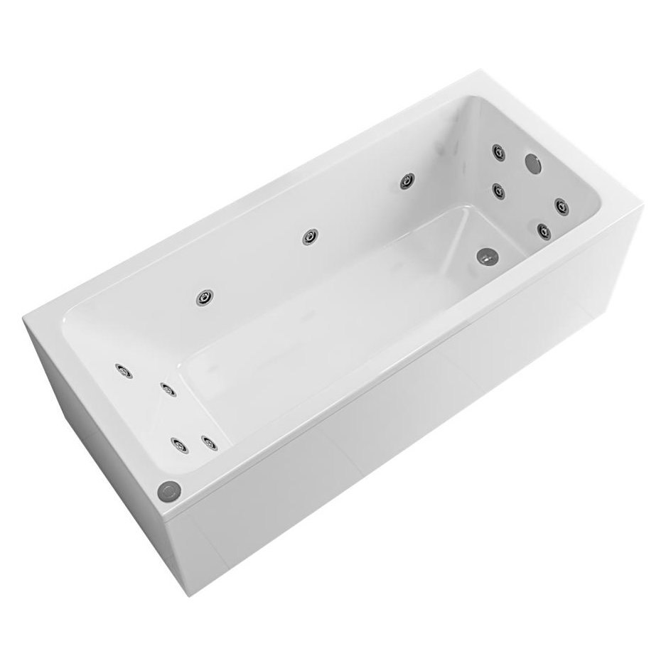 Portland Single Ended 14 Jet Whirlpool 1700 x 750mm Beauforté