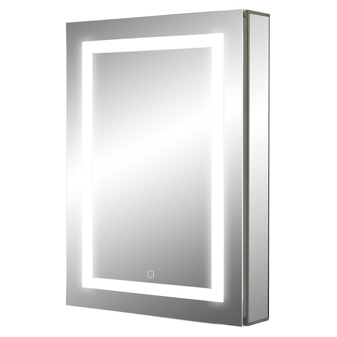 Harris 1-Door LED Aluminium Mirror Cabinet
