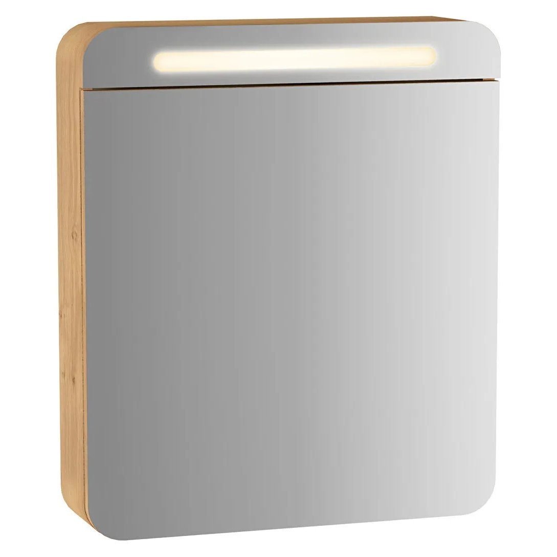 Sento 600mm Illuminated Mirror Cabinet (Left Hand)