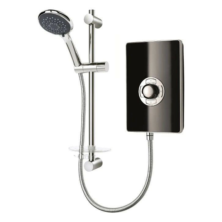 Aspirante Black Gloss Electric Shower - 8.5kW