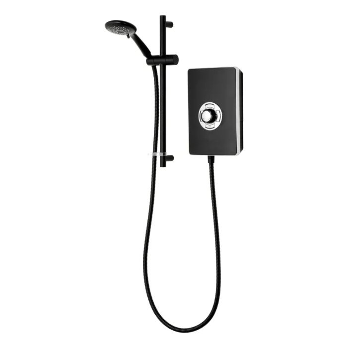Aspirante Matt Black Electric Shower - 9.5kW