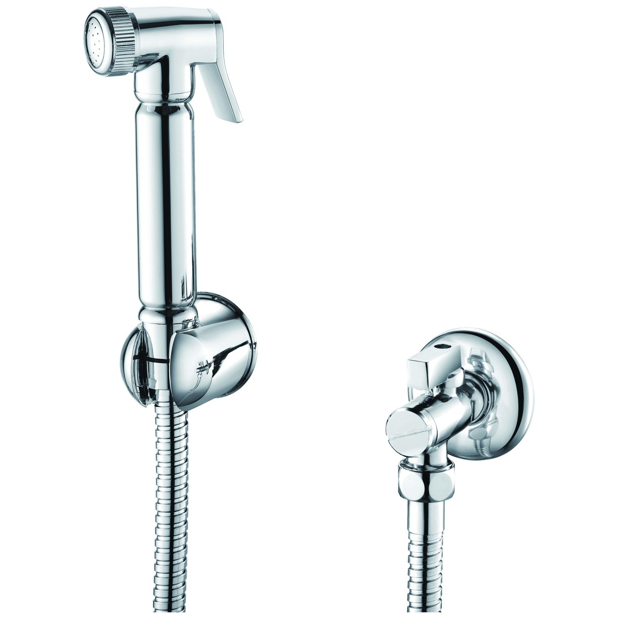 Douche Handset, Flexi, Holder & Oulet Elbow