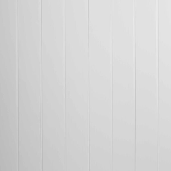 8mm White Strip White Ceiling Panels - 4m x 250mm (Pack of 4)