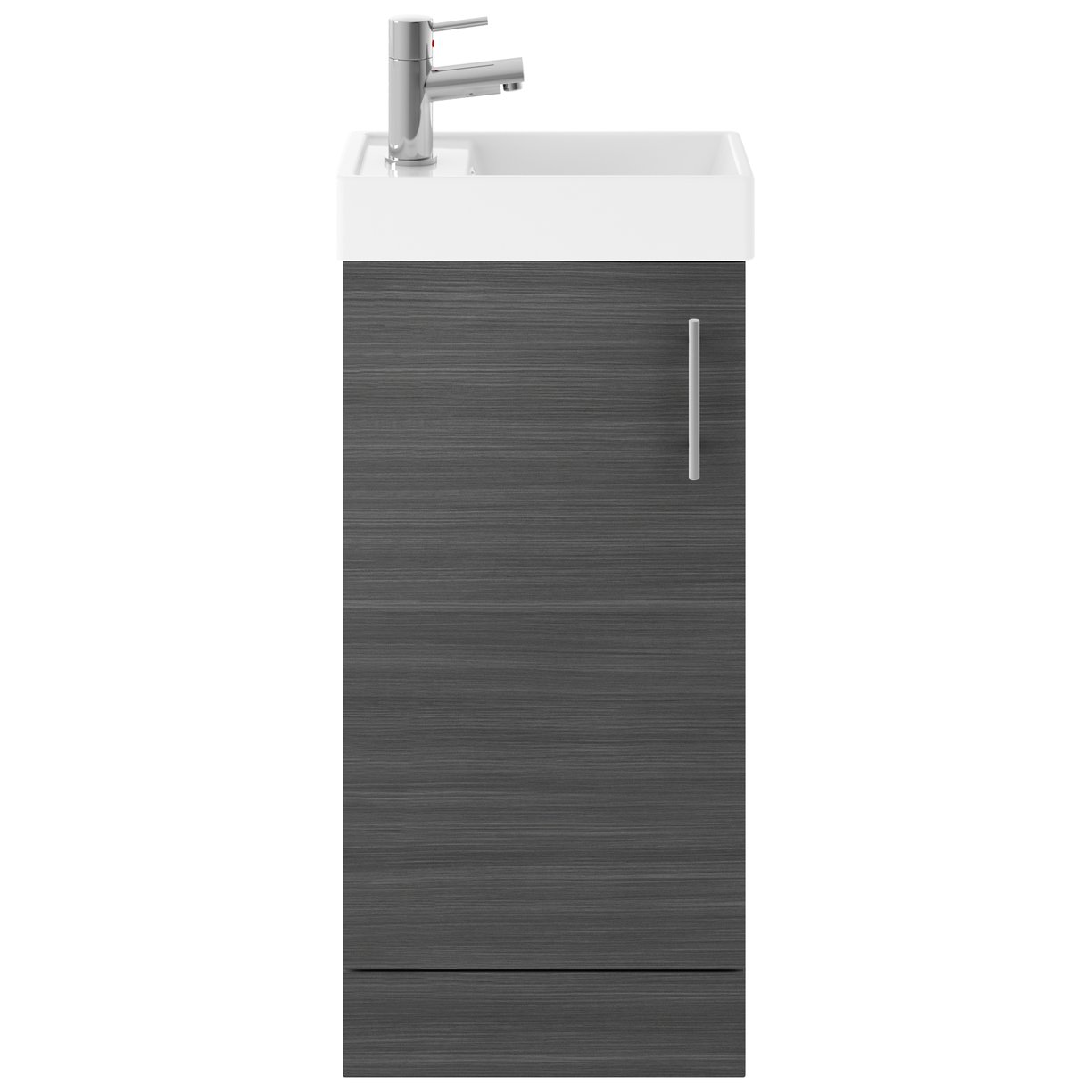 Vault 400mm Floor Standing 1-Door Vanity Unit & Ceramic Basin