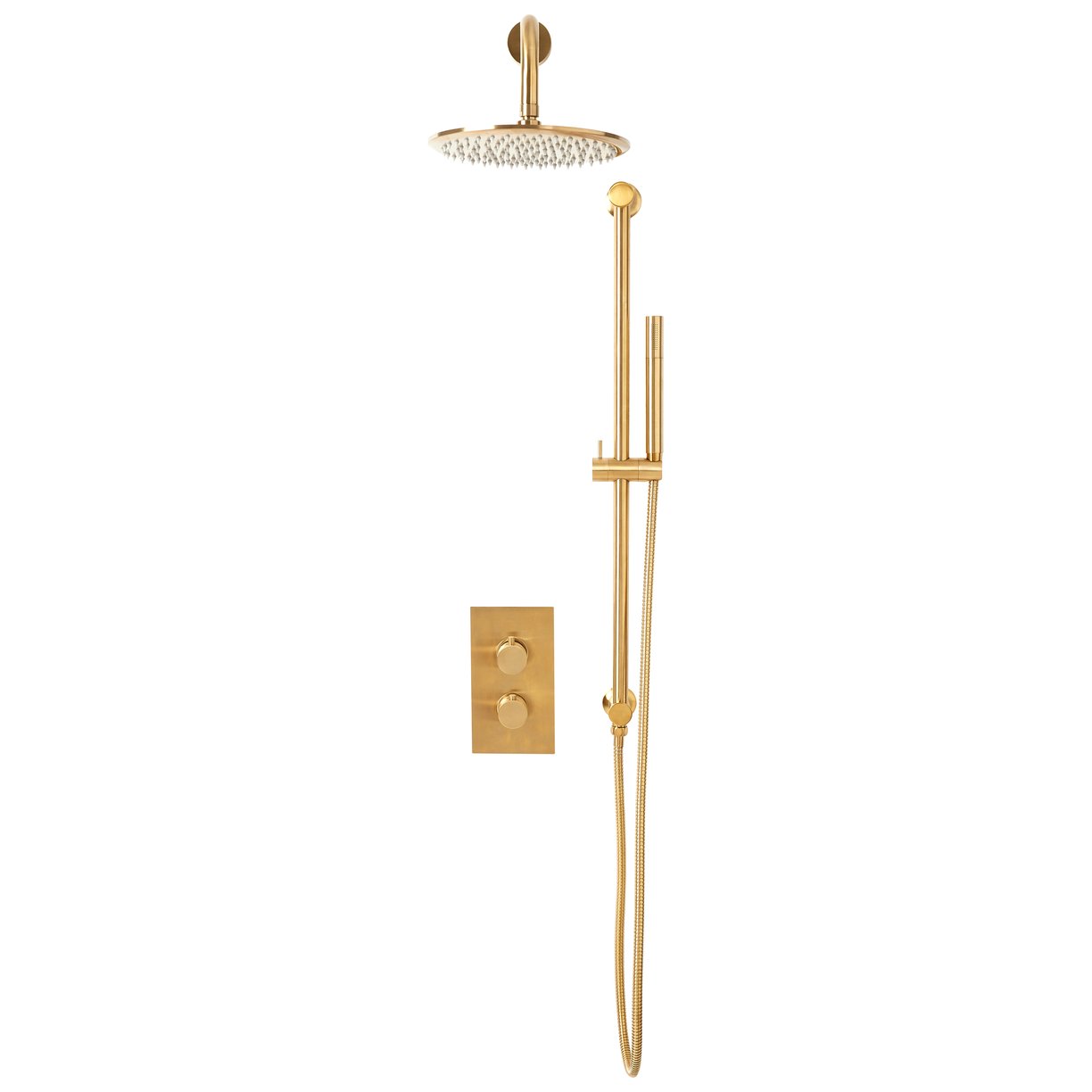 Core Concealed Shower with Head, Arm & Handset Riser Kit
