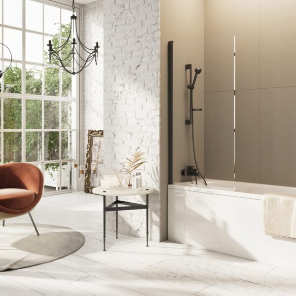Thalia Single Panel Bath Screen 800 x 1500mm