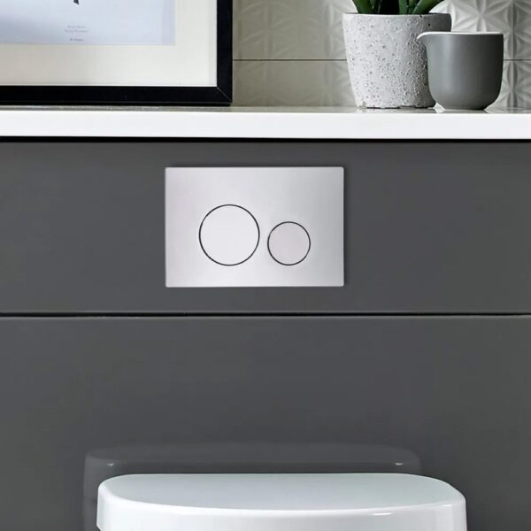 Circle Dual Flush Plate