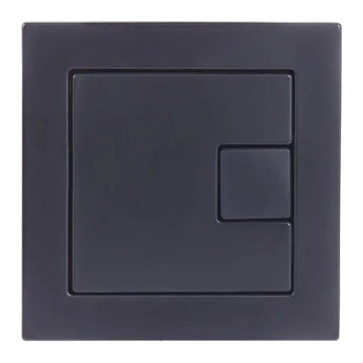 Square Dual Flush Button
