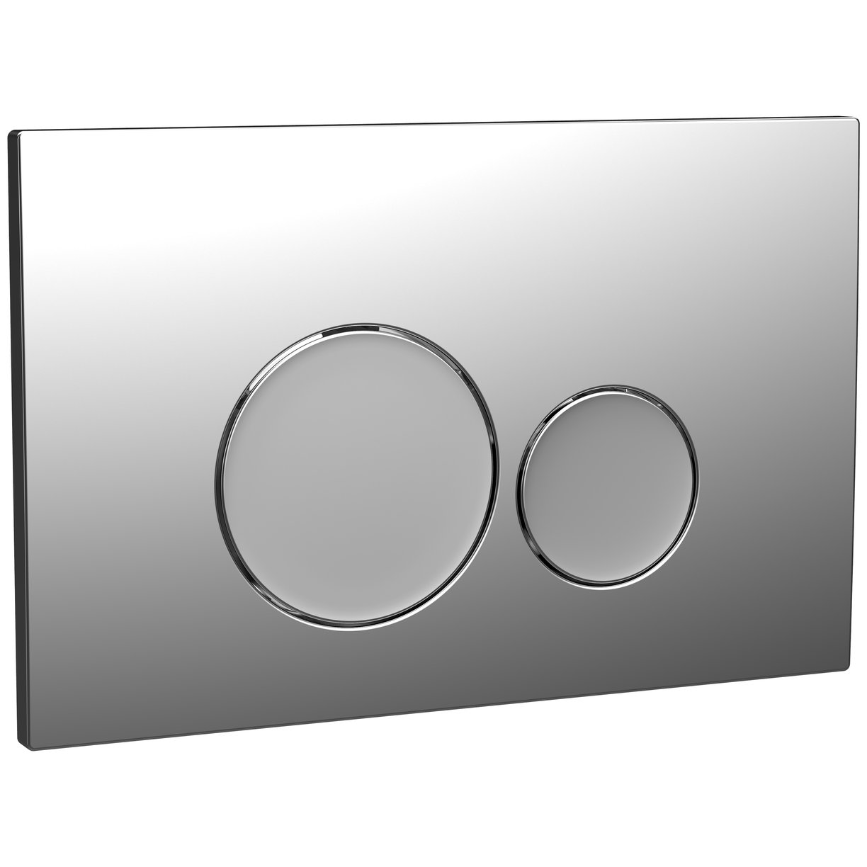 Round Dual Flush Button
