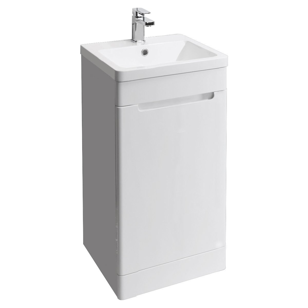 Selkirk 400 Floor Standing 1-Door Vanity Unit with Armastone Basin