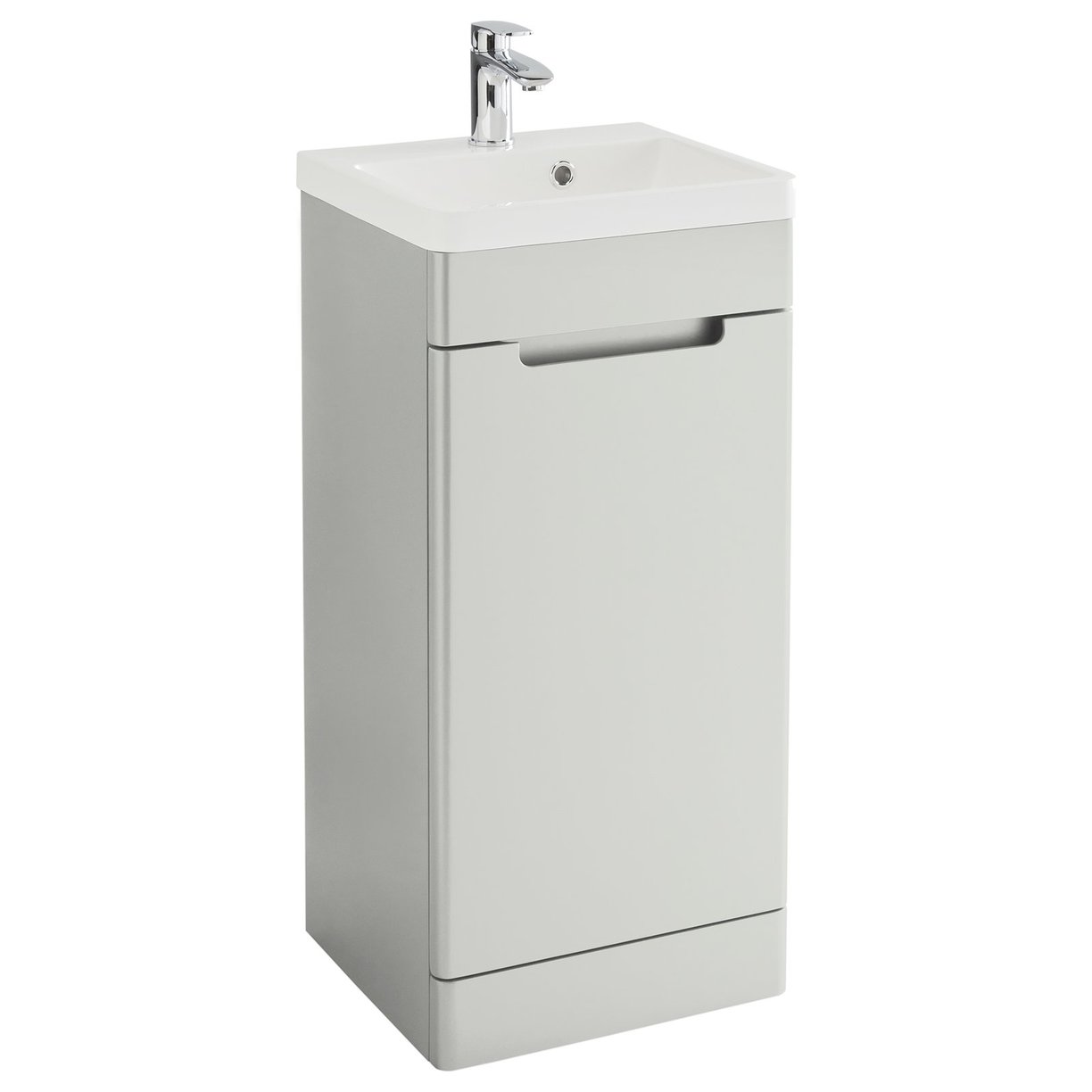 Selkirk 400 Floor Standing 1-Door Vanity Unit with Armastone Basin