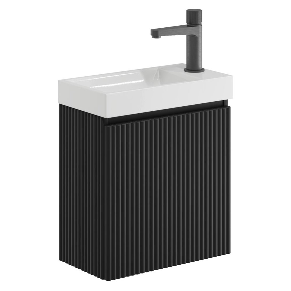 Linea 440 Hall Hung Cloakroom Vanity Unit & Basin