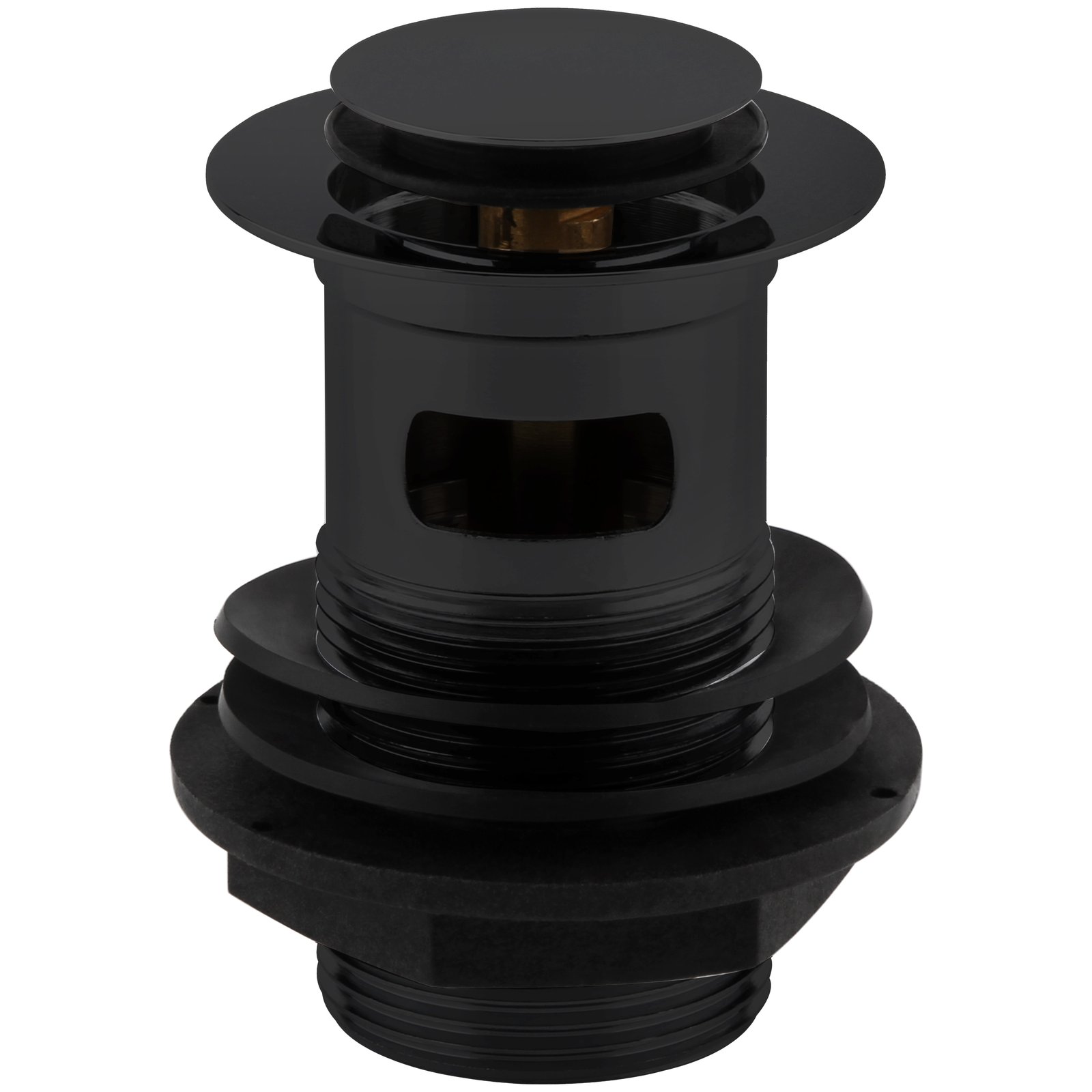 Mini Push Button Basin Waste - Slotted