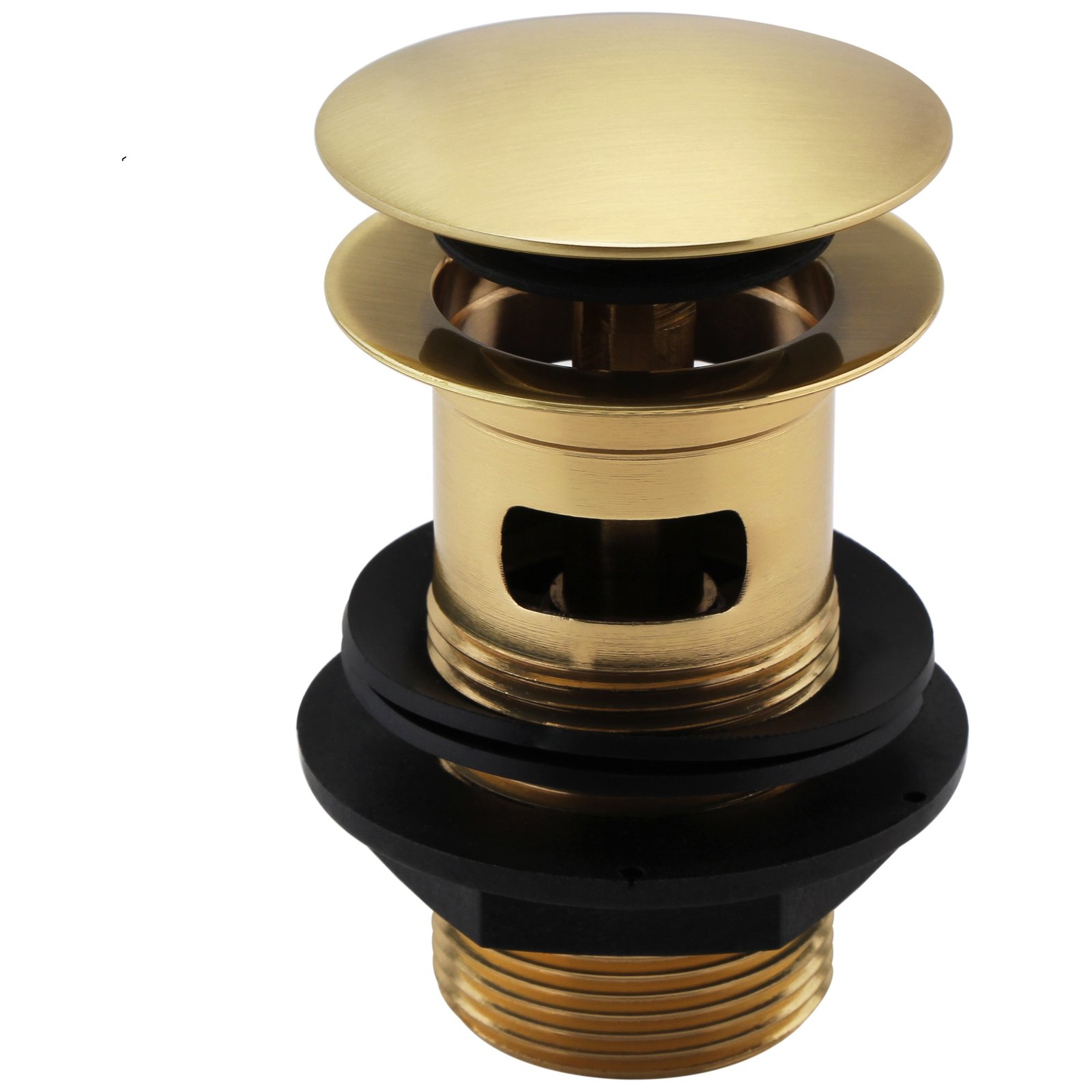 Push Button Basin Waste - Slotted