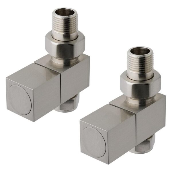 Straight Square Radiator Valve (Pair)