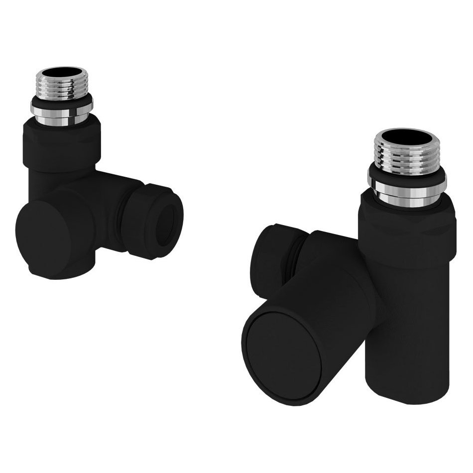Corner Manual Dual Fuel Radiator Valve (Pair)