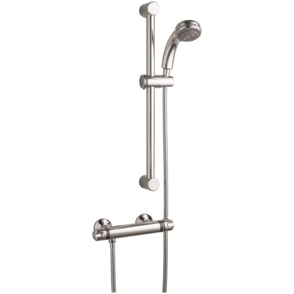 Lewis Thermostatic Bar Shower Valve & Riser Rail Kit