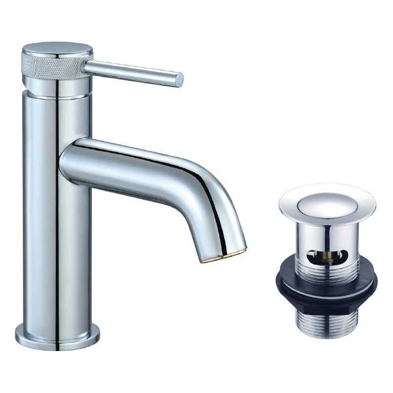 Dundas Mono Basin Mixer & Push Waste