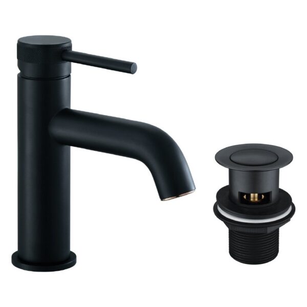 Dundas Mono Basin Mixer & Push Waste