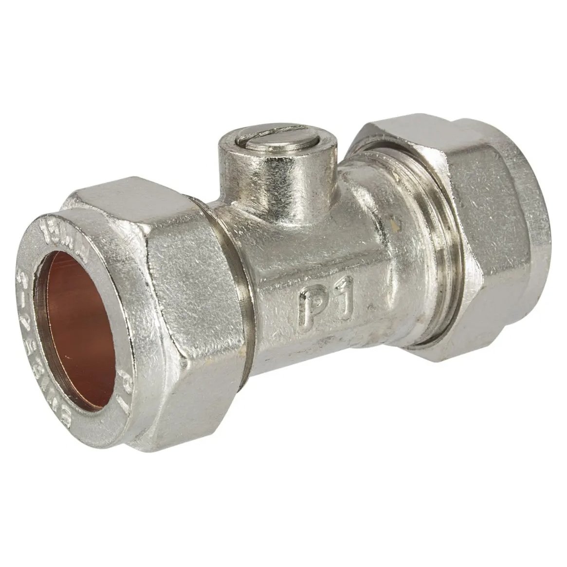 15mm Chrome Isolating Valve