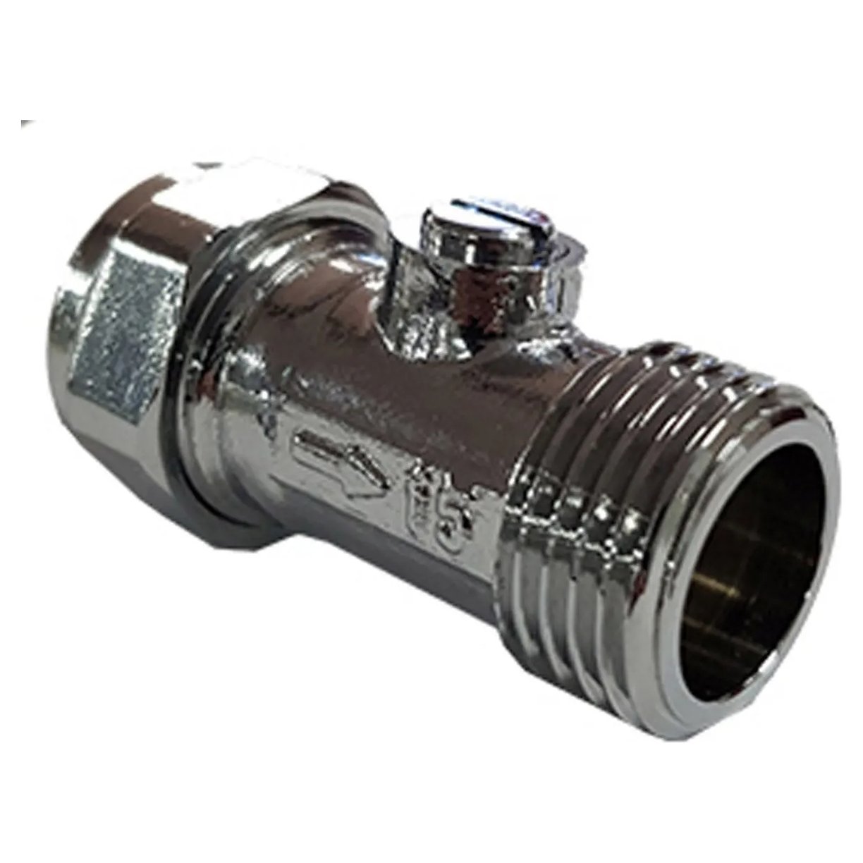 15mm x ½" Flat Faced Isolating Valve