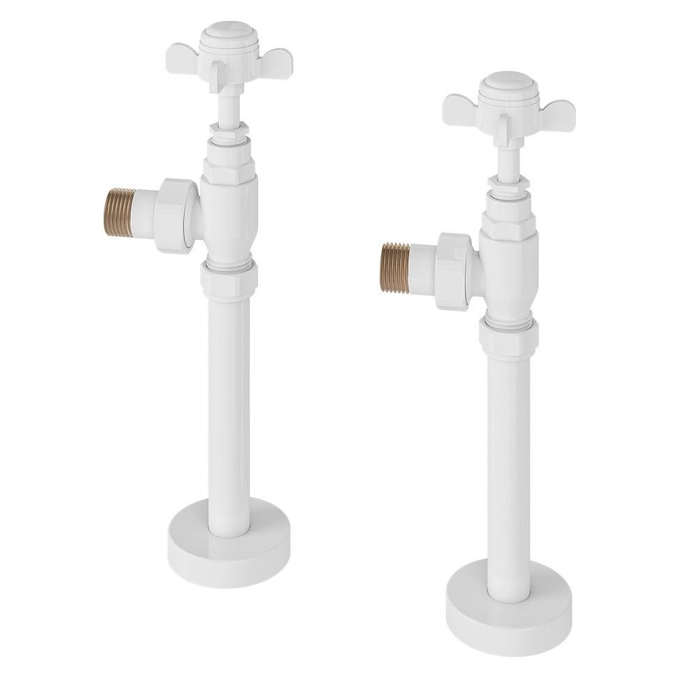 Traditional Radiator Valve & Tails (Pair)