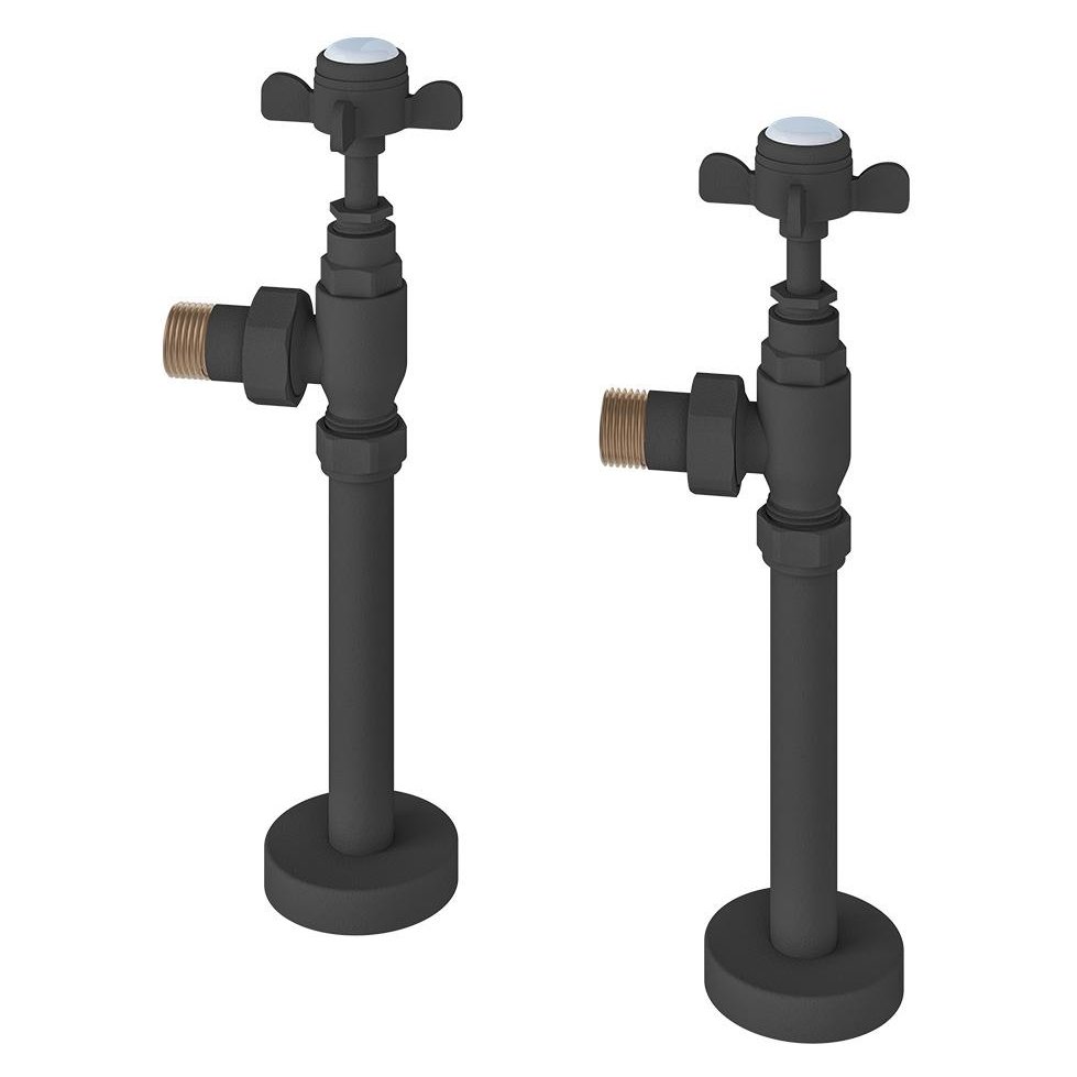 Traditional Radiator Valve & Tails (Pair)
