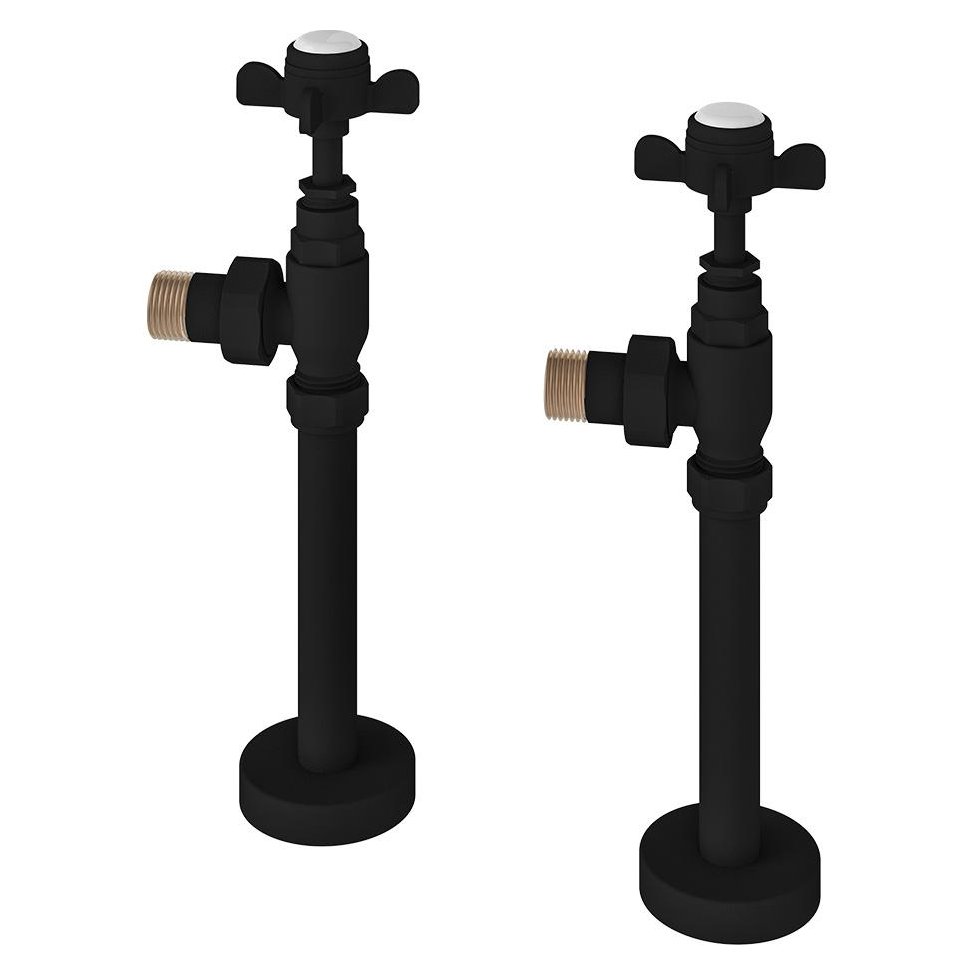 Traditional Radiator Valve & Tails (Pair)