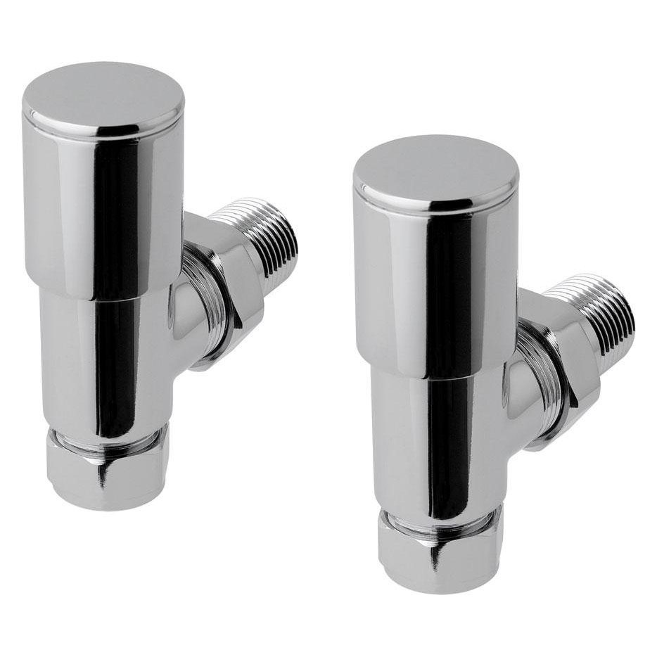 Angled Radiator Valve (Pair)