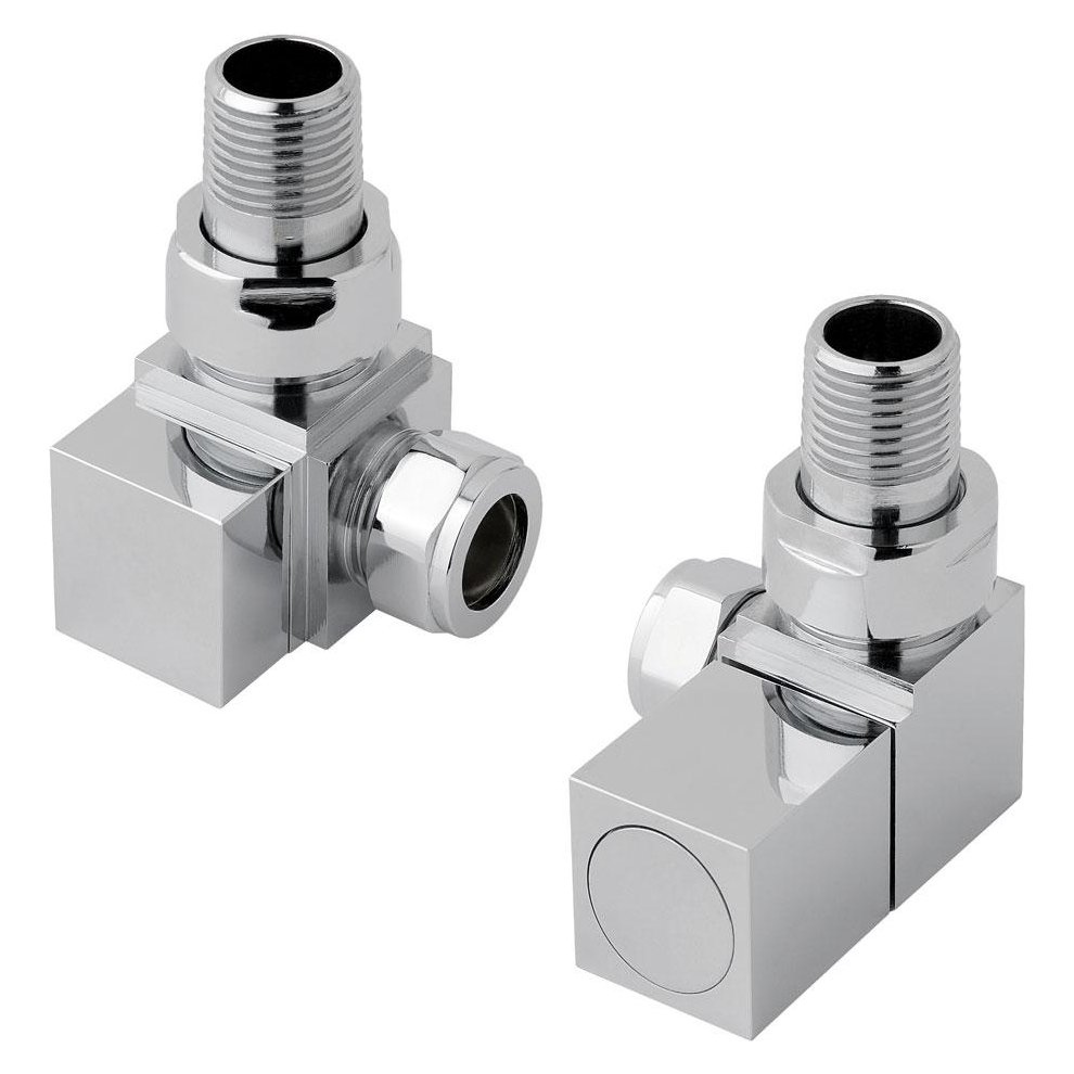 Corner Square Radiator Valve (Pair)