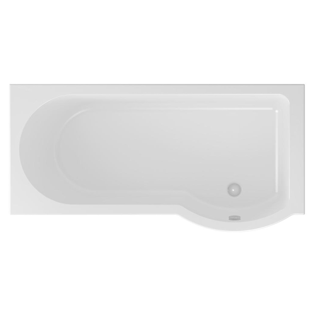Portland P Shape Right Hand 1600 x 850 x 700mm