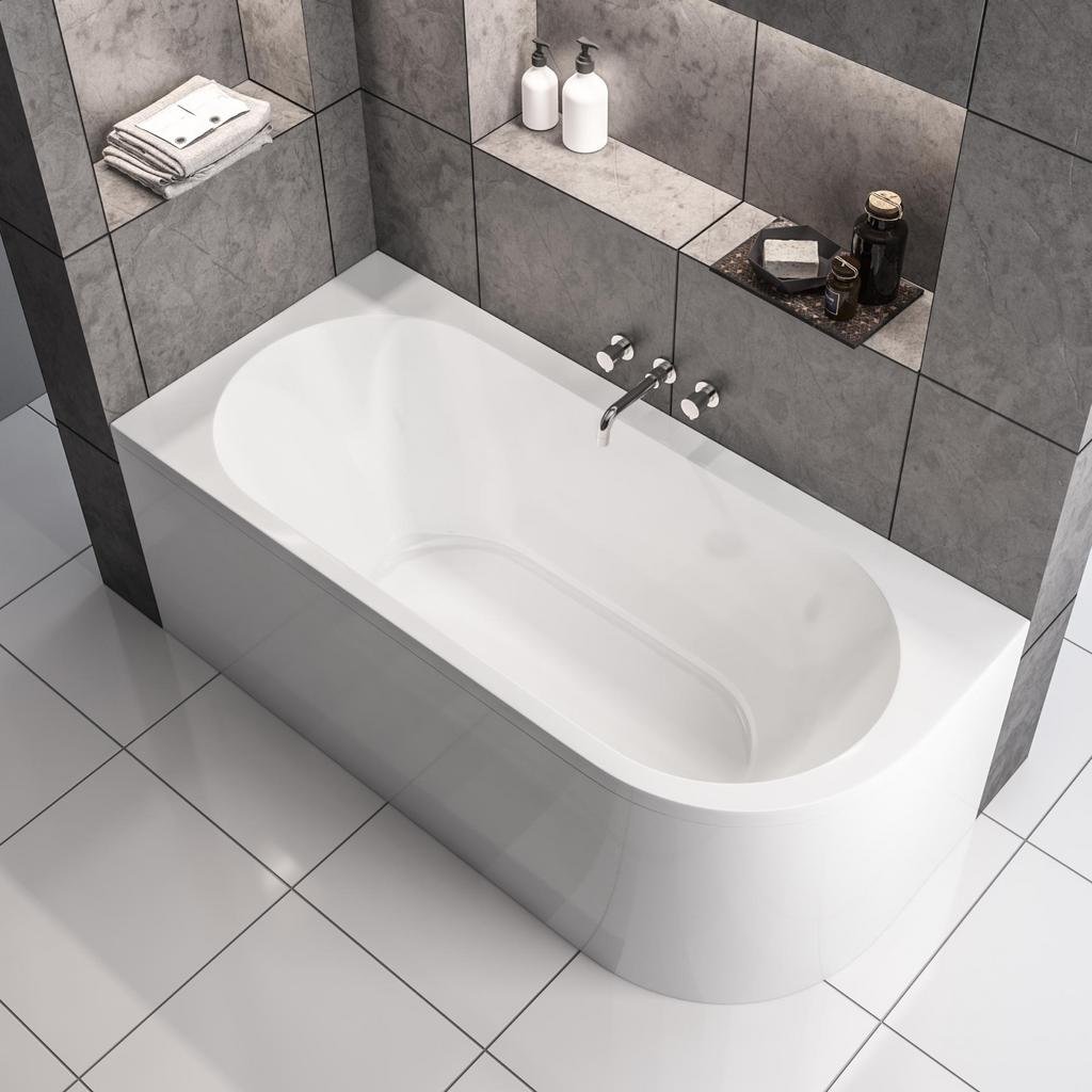 Biscay Double Ended Right Hand 1700 x 750mm Beauforté