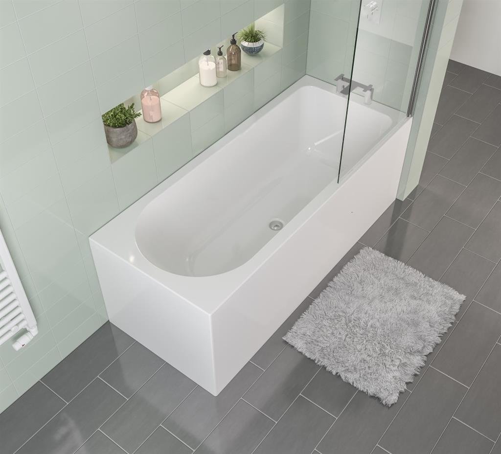 Biscay Shower Bath Right Hand 1700 x 700mm Beauforté