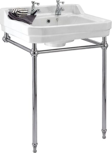 Dunbar 610 2-Tap Hole Basin & Stand