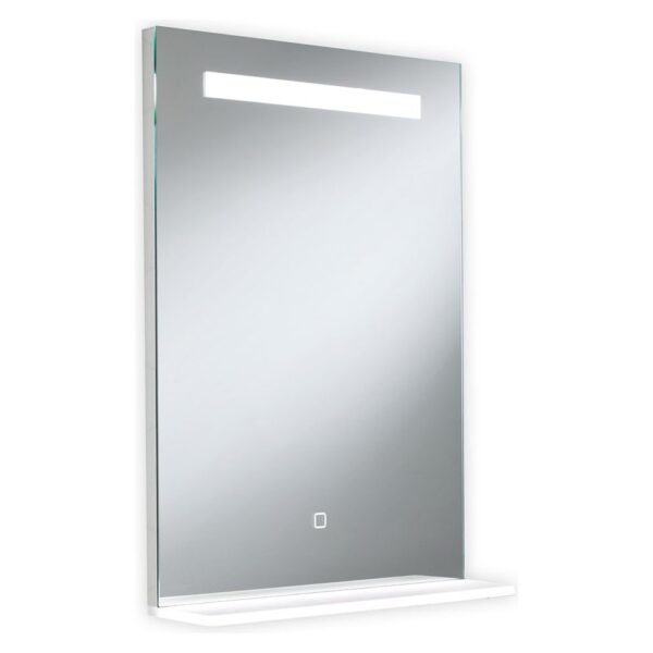 Ayr Bluetooth LED Mirror with Shelf 800 x 600mm