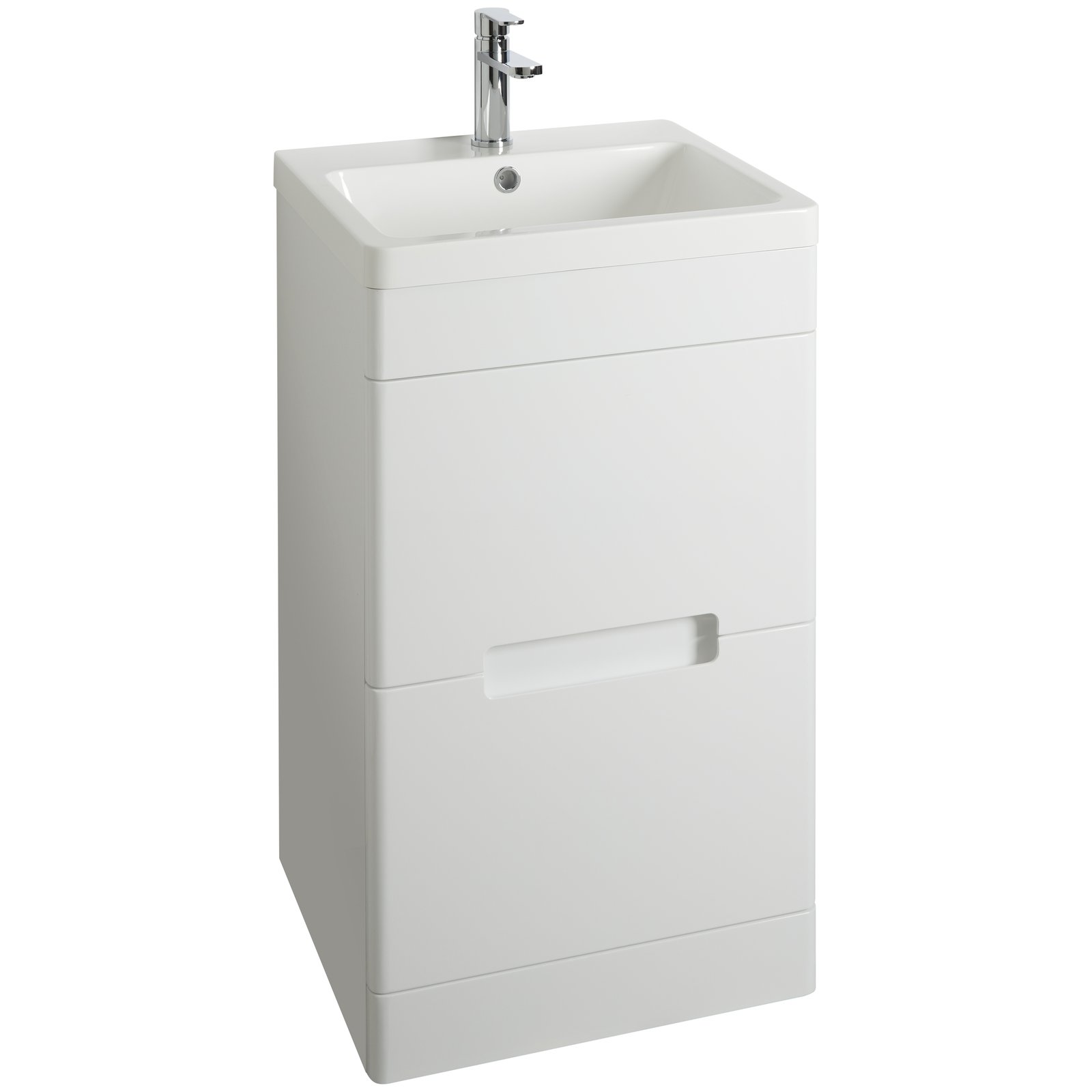 Selkirk 500 Floor Standing 2-Drawer Vanity Unit with Armastone Basin
