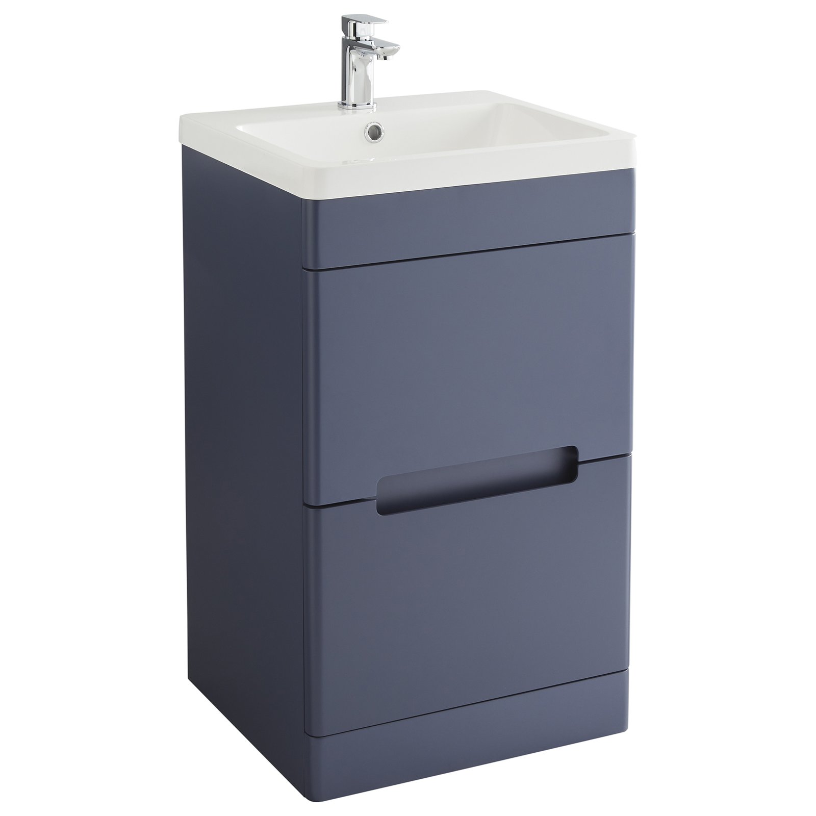 Selkirk 500 Floor Standing 2-Drawer Vanity Unit with Armastone Basin