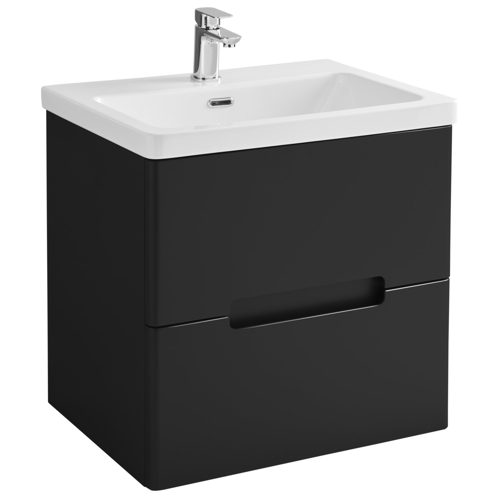 Selkirk 600 Wall Hung 2-Drawer Vanity Unit with Armastone Basin
