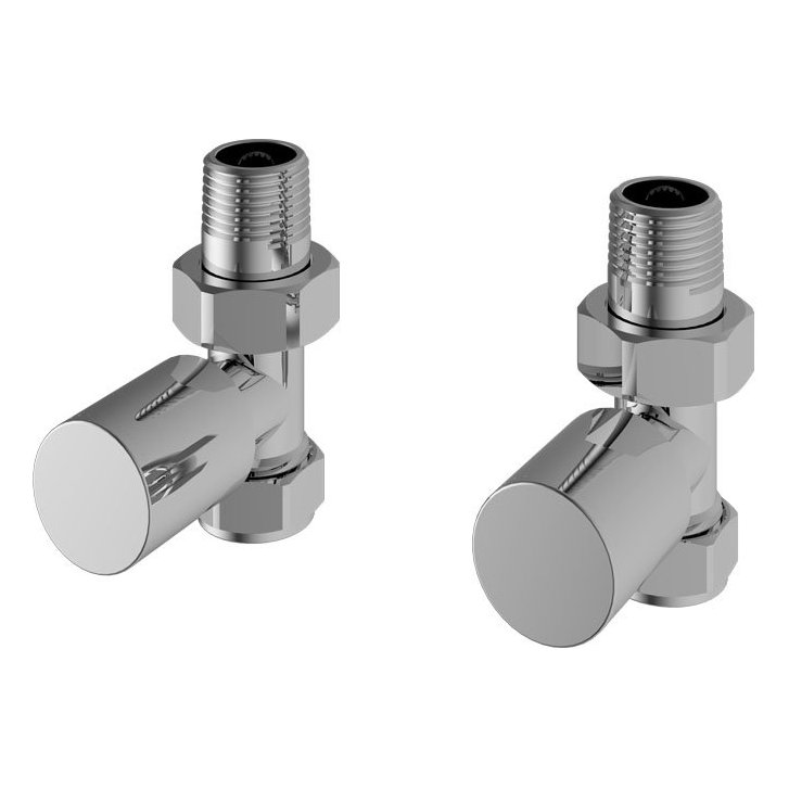 Straight Radiator Valve (Pair)