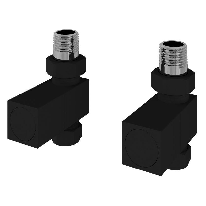 Straight Square Radiator Valve (Pair)