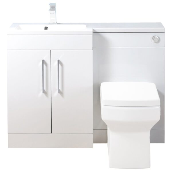 Lomond 1100 L-Shape Slim Combination Unit (Left Hand Basin Option)