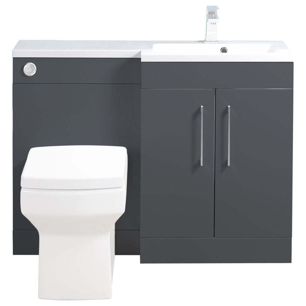 Lomond 1100 L-Shape Slim Combination Unit (Right Hand Basin Option)