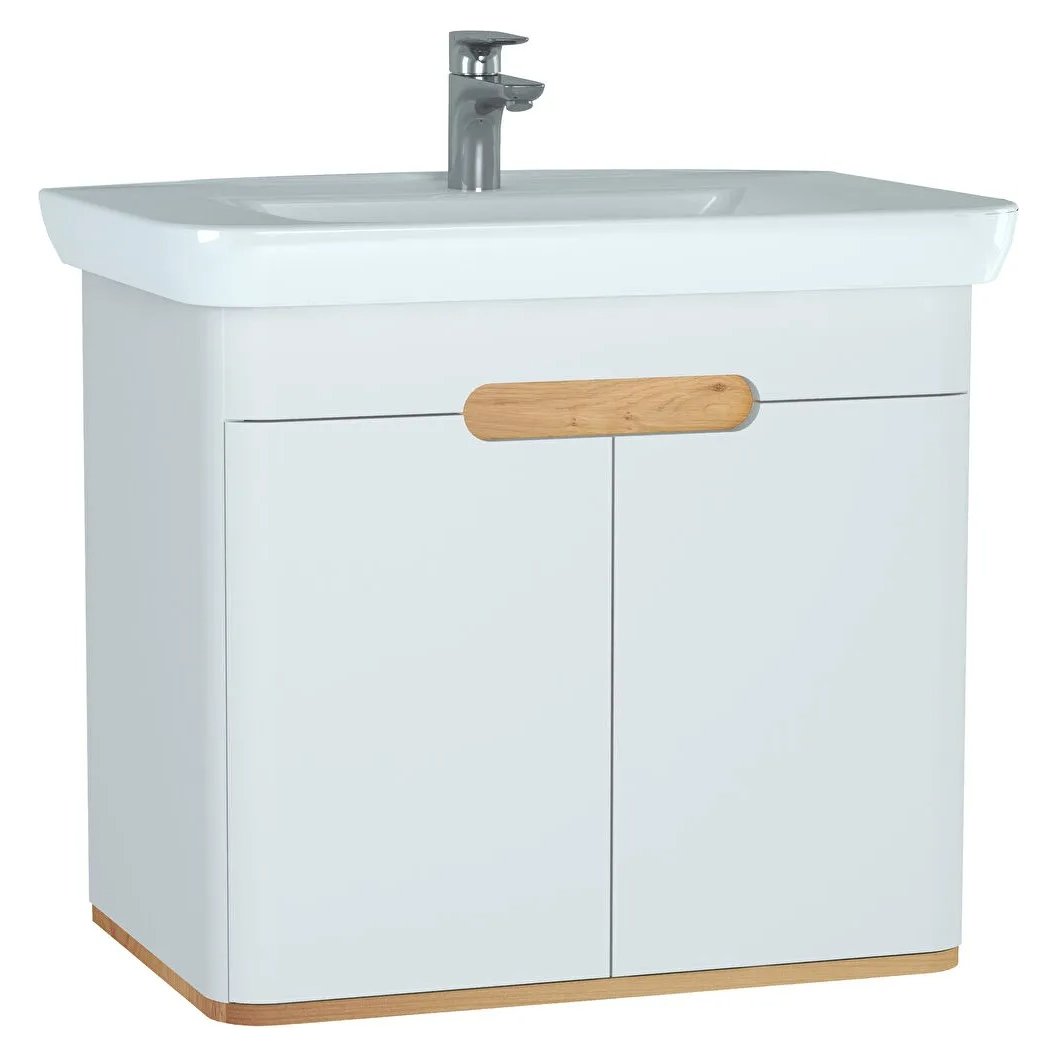 Sento 800mm Wall Hung Vanity Unit & Basin