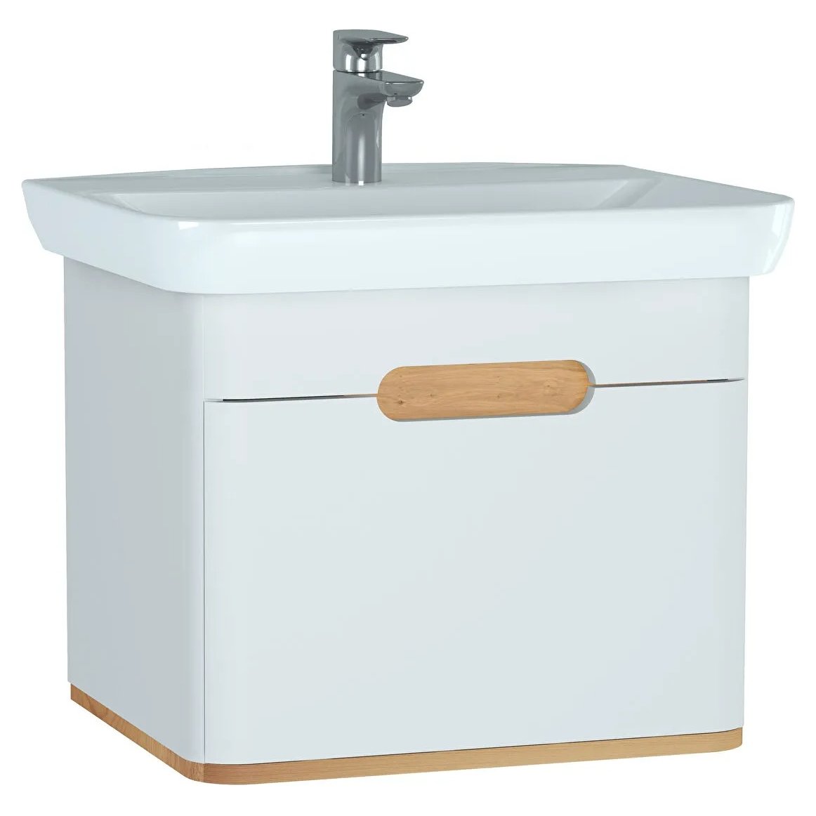 Sento 650mm Wall Hung Vanity Unit & Basin