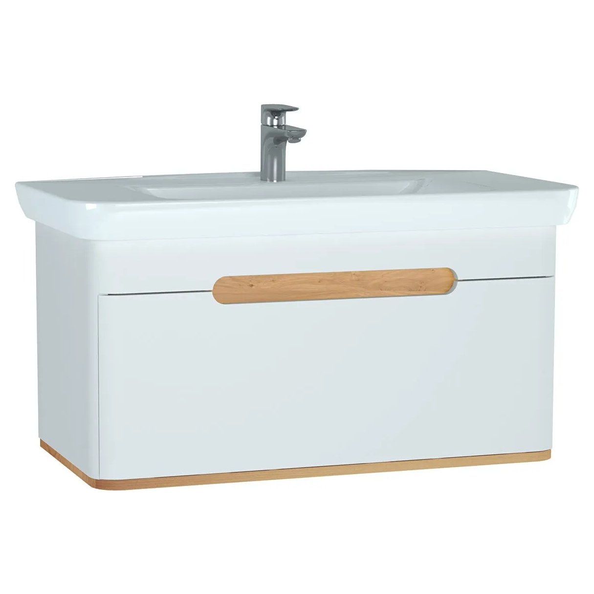 Sento 1000mm Wall Hung Vanity Unit & Basin