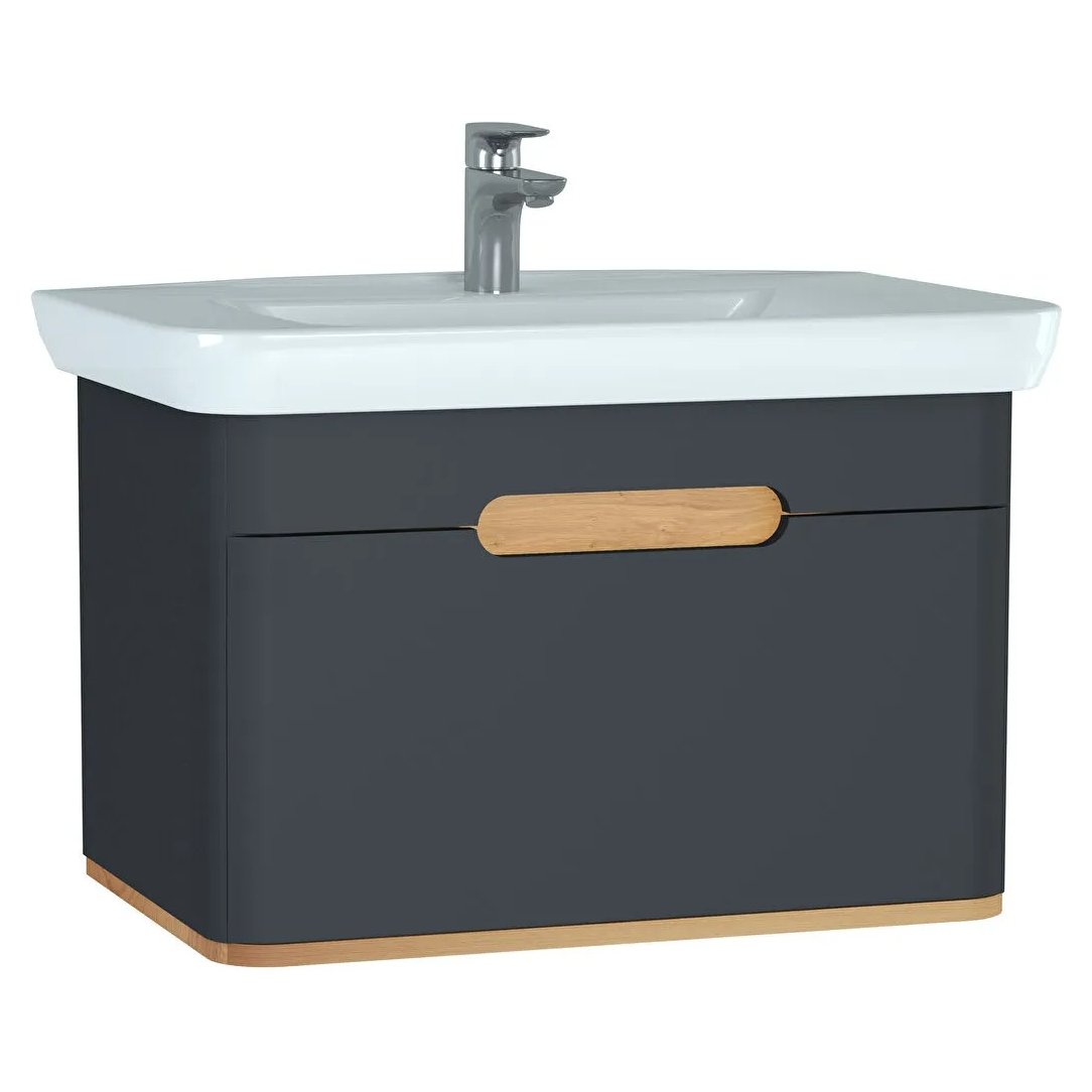 Sento 800mm Wall Hung Vanity Unit & Basin