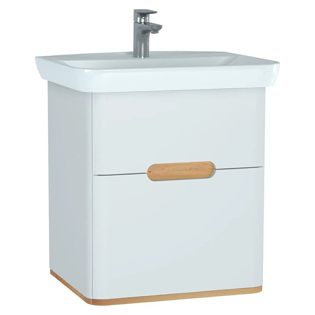 Sento 650mm Wall Hung Vanity Unit & Basin