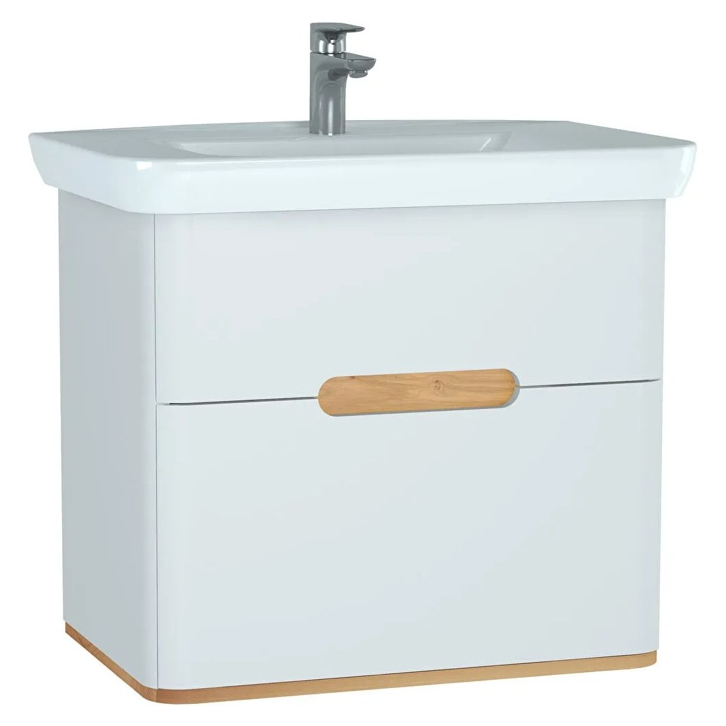 Sento 800mm Wall Hung Vanity Unit & Basin